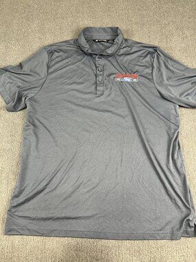 TravisMathew Mens Blue Ferman Ford Embroidered Logo Short Sleeve Polo XXXL